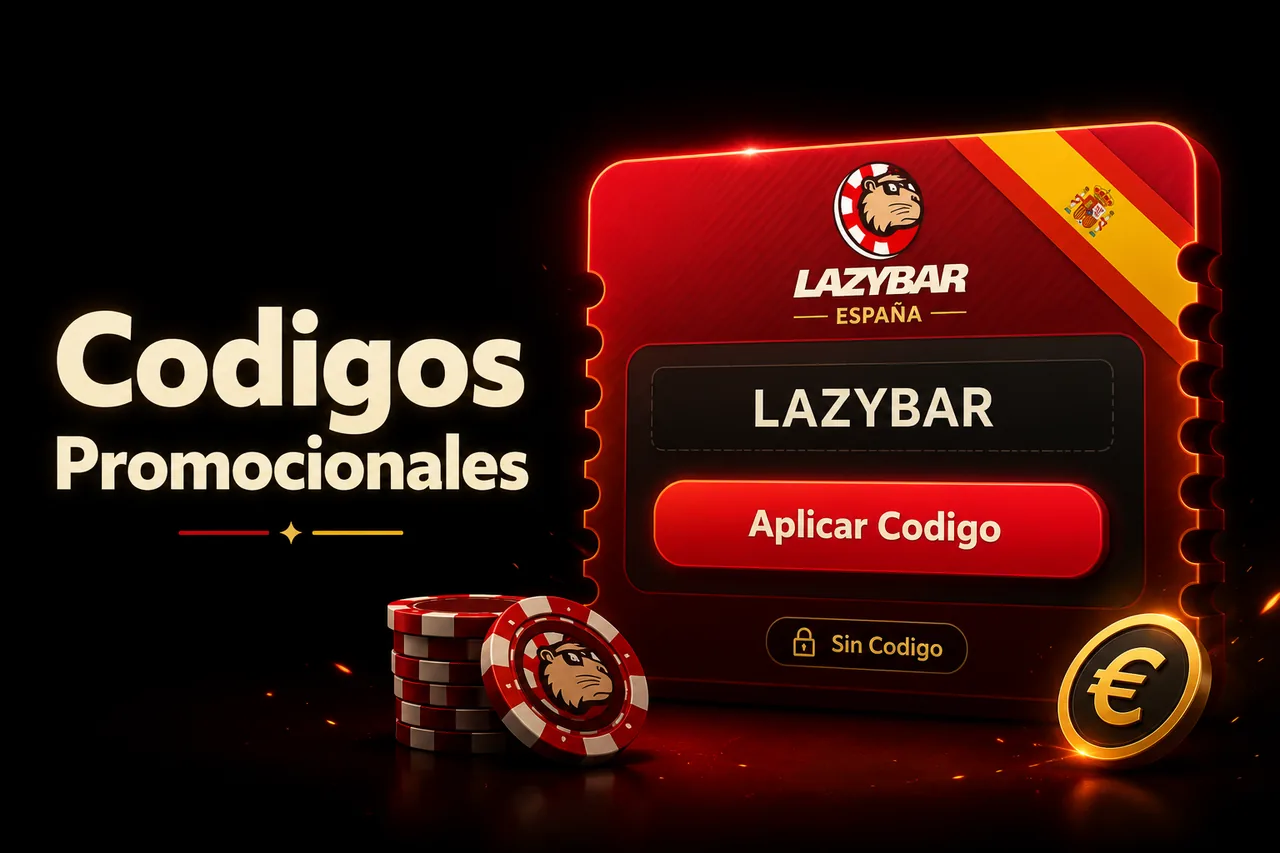 Código promocional Lazybar España LAZYBAR activo 2026 con bono 100% hasta 150 euros